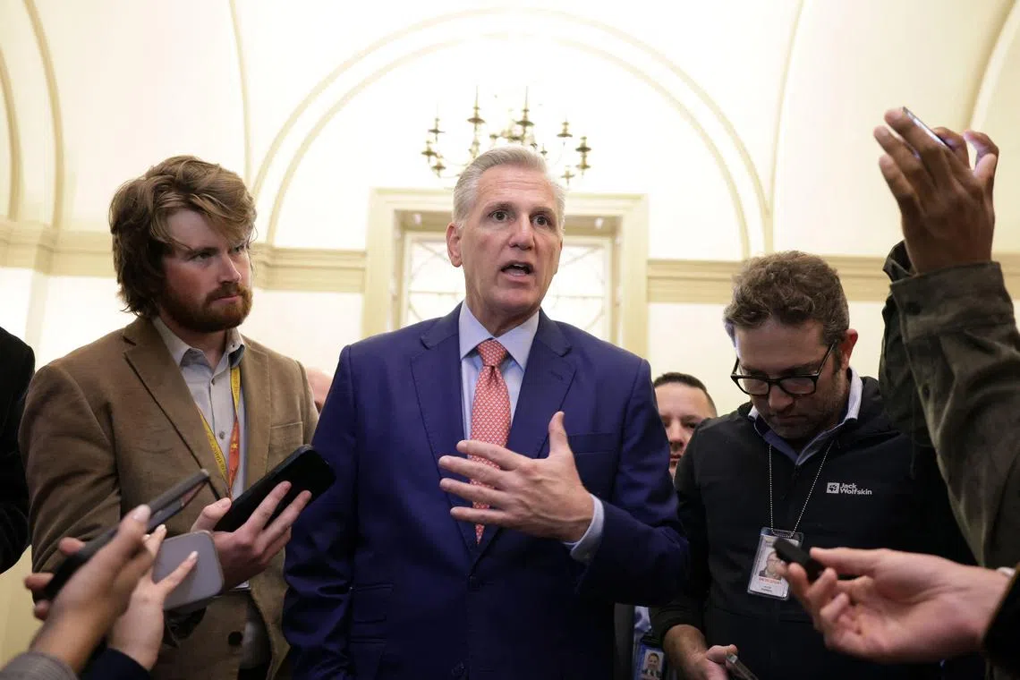 Republican Kevin McCarthy's role as House Speaker could hang in the balance if he enrages the far-right of his party.