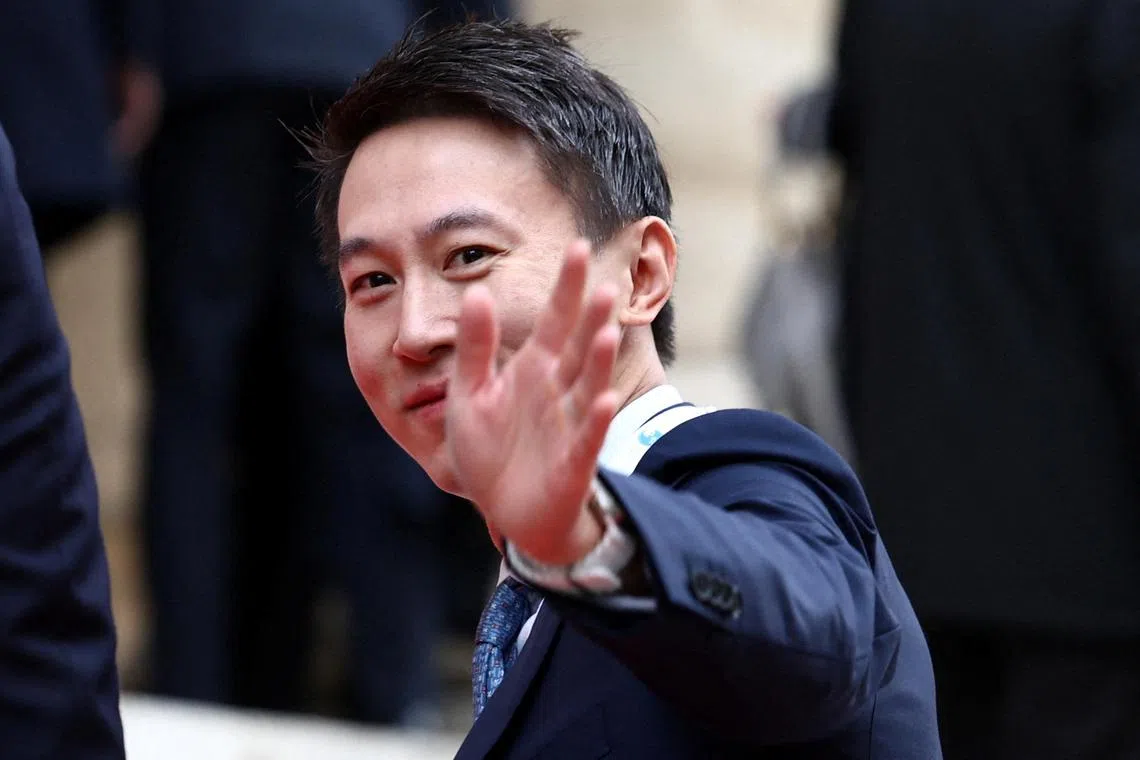 TikTok chief executive Shou Chew will appear for a second time before the US Congress on Jan 31.