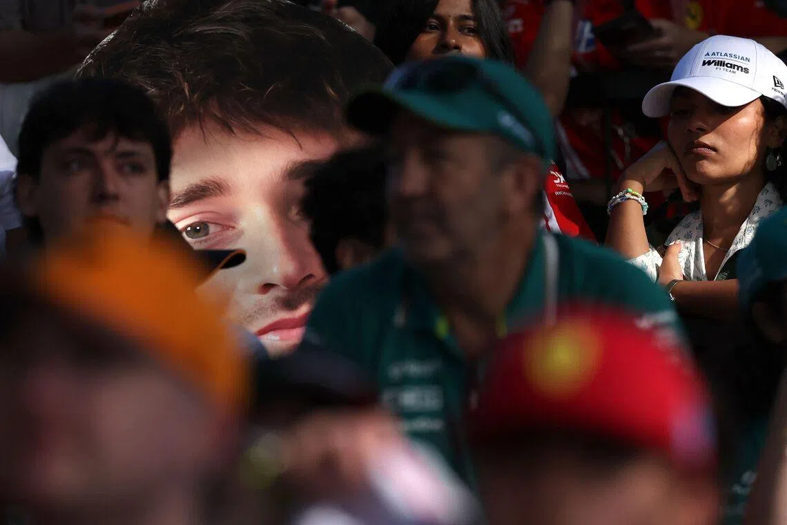 Fans waiting for drivers on the Melbourne Walk ahead of the Formula One Australian Grand Prix, at Albert Park in Melbourne, on March 5, 2026.