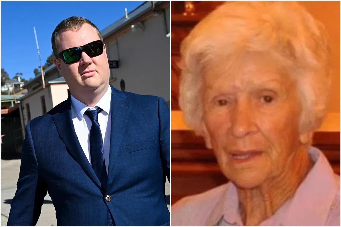 Senior constable Kristian White (left) was found guilty of manslaughter in November 2024 after fatally shocking Clare Nowland in May 2023.