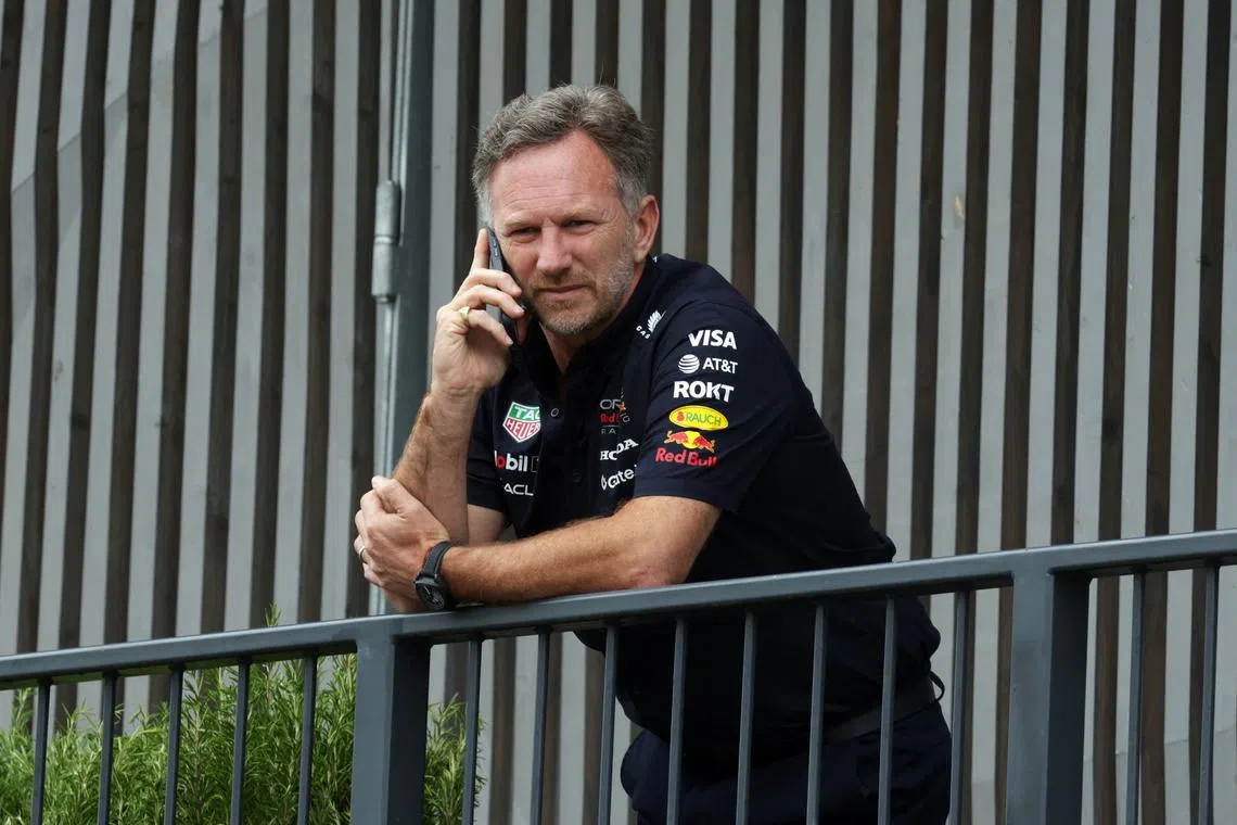 Formula One F1 - Austrian Grand Prix - Red Bull Ring, Spielberg, Austria - June 27, 2025 Red Bull team principal Christian Horner before practice REUTERS/Leonhard Foeger