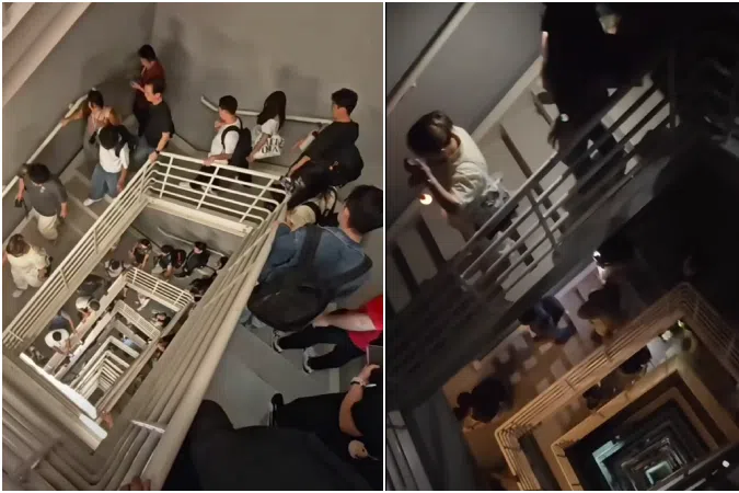 Netizens joked about how the incident turned out to be an unexpected “leg day workout” for some.