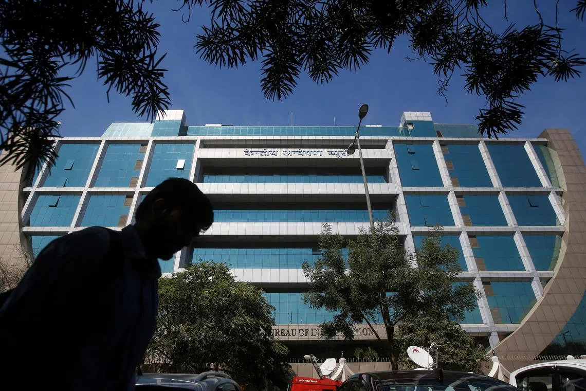 A man walks past India's Central Bureau of Investigation (CBI) headquarters building in New Delhi, India, March 6, 2018. REUTERS/Adnan Abidi/ File Photo