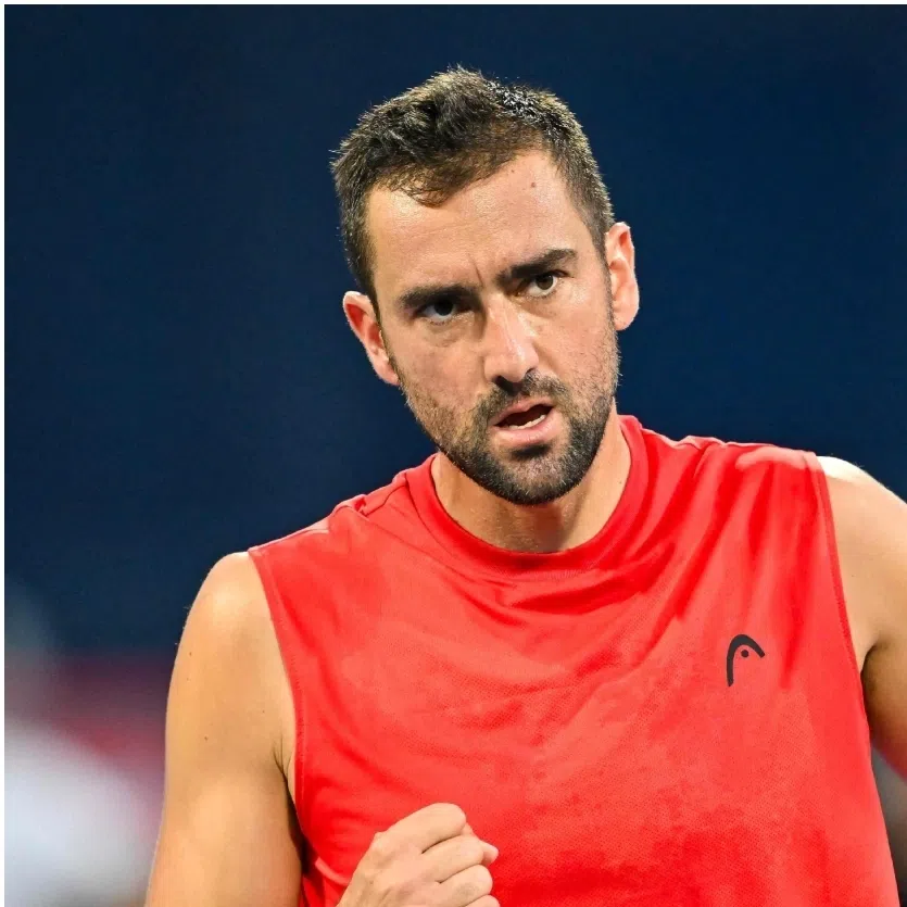 Marin Cilic of Croatia (left) and Casper Ruud pulled out of the US Open due to injuries shortly after the tournament got under way on Aug 30.