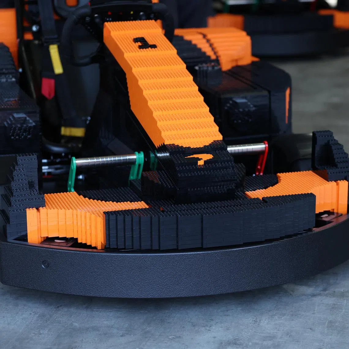 Formula One F1 - British Grand Prix - Silverstone Circuit, Silverstone, Britain - July 2, 2026 A Lego replica F1 car of McLaren's Lando Norris is seen ahead of the British Grand Prix REUTERS/Andrew Boyers