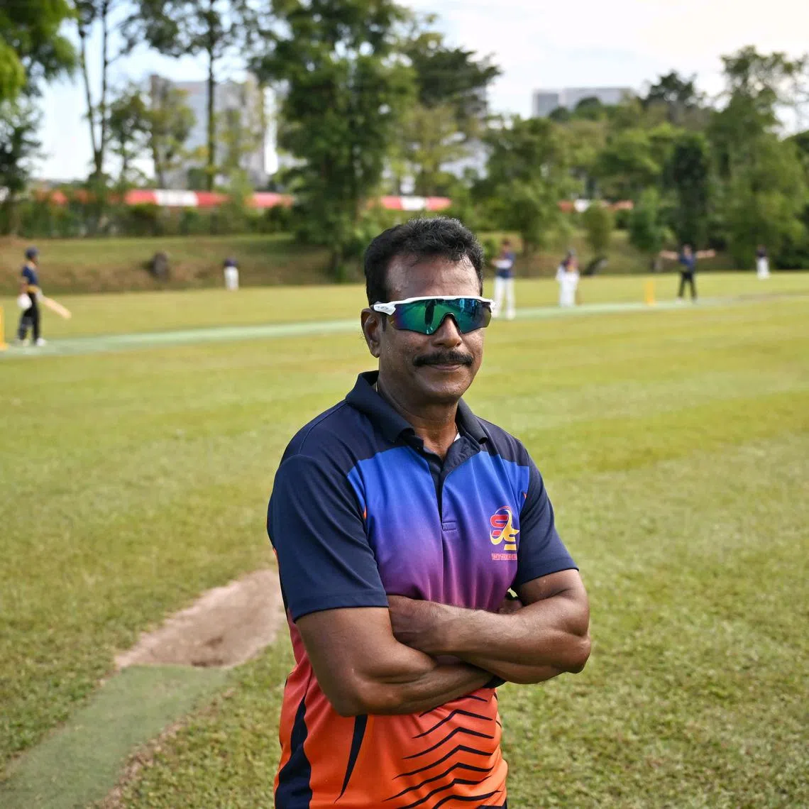 Sarika Siva Prasad, 65, has been coaching cricket at Anglo-Chinese School (Independent) since 1998.