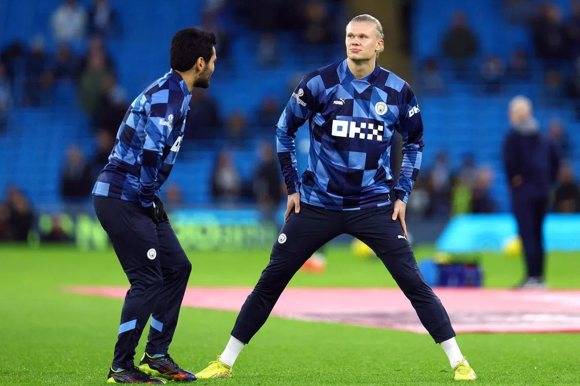 Manchester City striker Erling Haaland is fresh and raring to go if selected, after he was left on the bench in th e4-0 win over Chelsea in the FA Cup.
