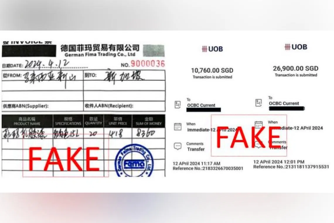 To convince the victims, the scammers would provide screenshots to show they had paid for the bulk orders.