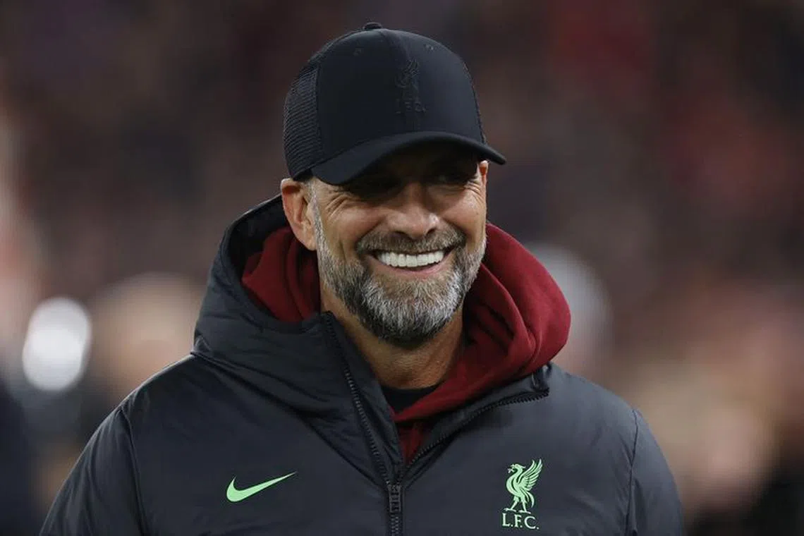 Soccer Football - Europa League - Group E - Liverpool v Toulouse - Anfield, Liverpool, Britain - October 26, 2023  Liverpool manager Juergen Klopp before the match Action Images via Reuters/Jason Cairnduff