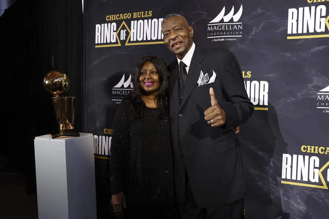 Jan 11, 2024; Chicago, IL, USA; Bob Love attends inaugural Ring of Honor gala at United Center. Mandatory Credit: Kamil Krzaczynski-USA TODAY Sports/File Photo