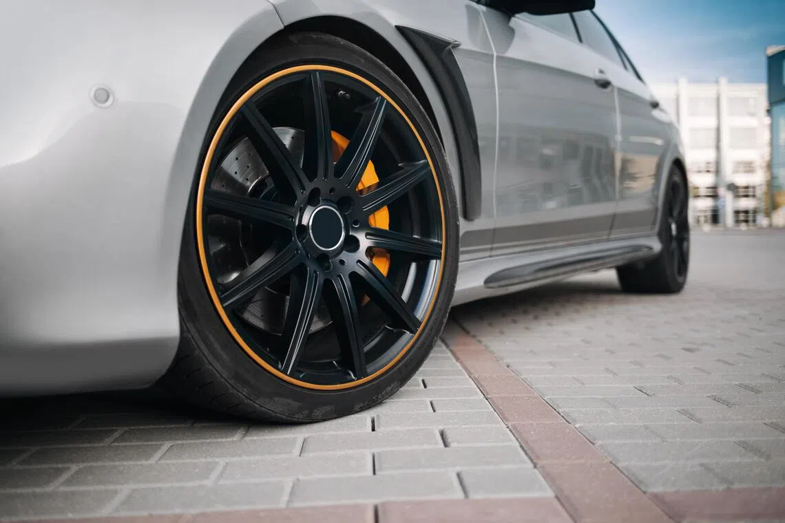 EV brake pads may have special composition to cope with the weight and braking characteristics.