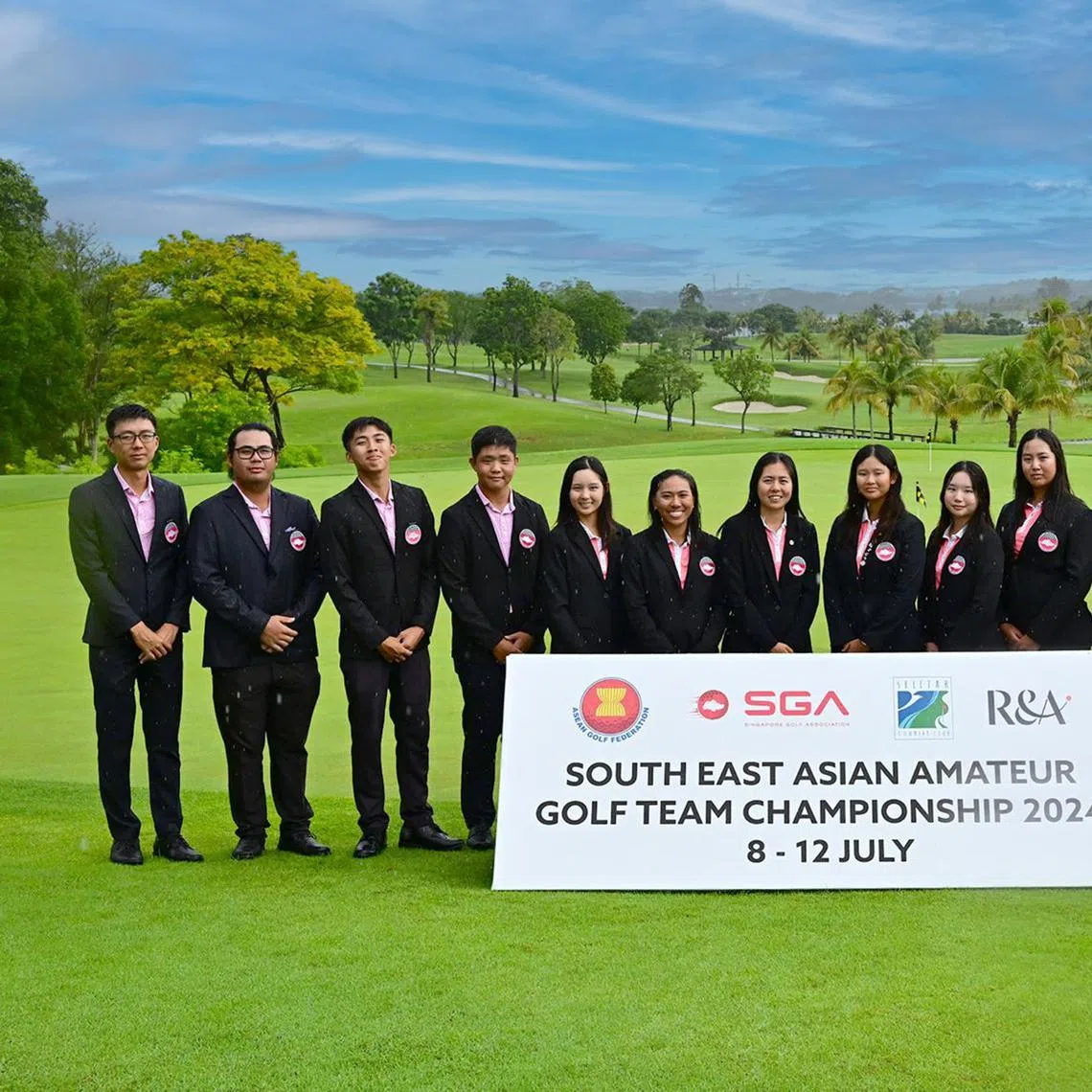 At the July 9-12 South-east Asian Amateur Golf Team Championships, Singapore will be competing in the Putra Cup (men's), Santi Cup (women's), Lion City Cup (boys' under-16) and Kartini Cup (girls' under-16).