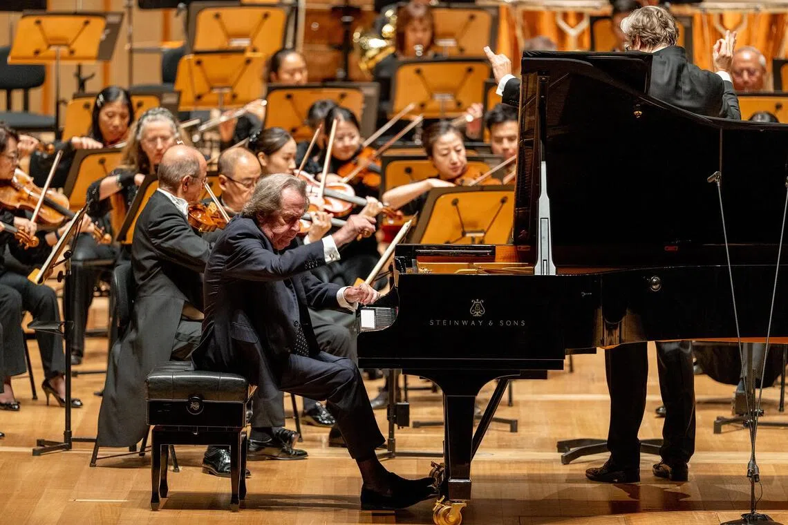 glrudolf25 - Pianist Rudolf Buchbinder performed with the Singapore Symphony Orchestra on Oct 23 and 24.
Credit: Yoricko Liu