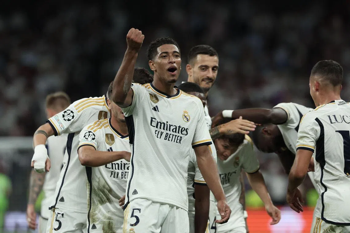 A 94th-minute goal from Real Madrid's Jude Bellingham ensured that Real kept up their 100 per cent record this campaign, earning them a sixth straight win.