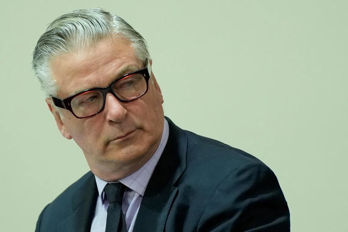 US actor Alec Baldwin attends his trial for involuntary manslaughter at Santa Fe County District Court in Santa Fe, New Mexico, on July 12, 2024. 