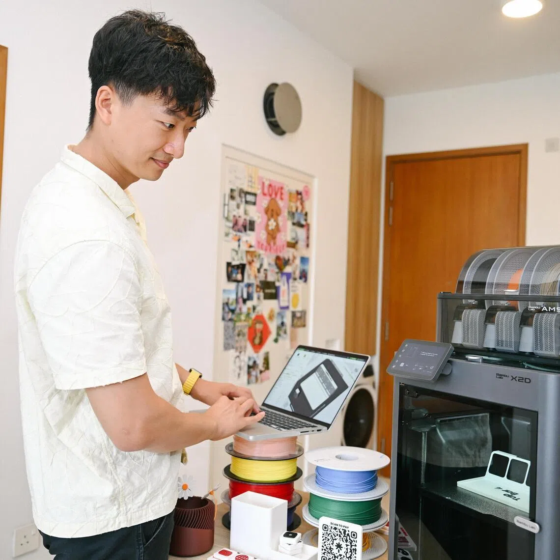 Entry-level 3D printers can easily be incorporated into a home set-up for hobby use.