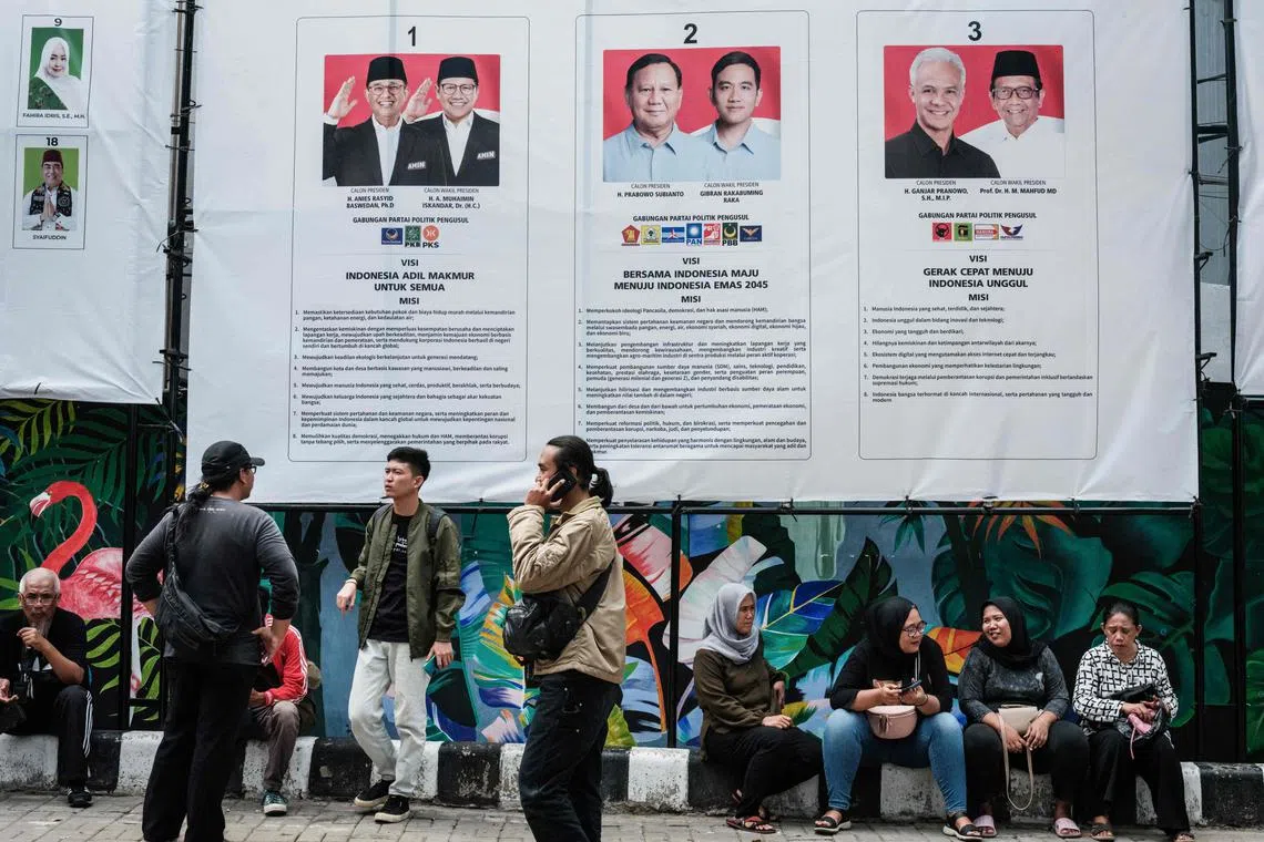 The warning comes amid claims there are funds in Singapore meant for supporting certain candidates in the Indonesia election.