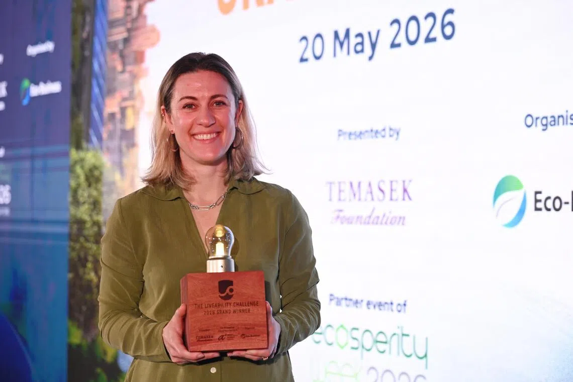 YAMA CEO Aurelie Gonzalez, one of the two winners of the sustainability competition The Liveability Challenge, on May 20.
