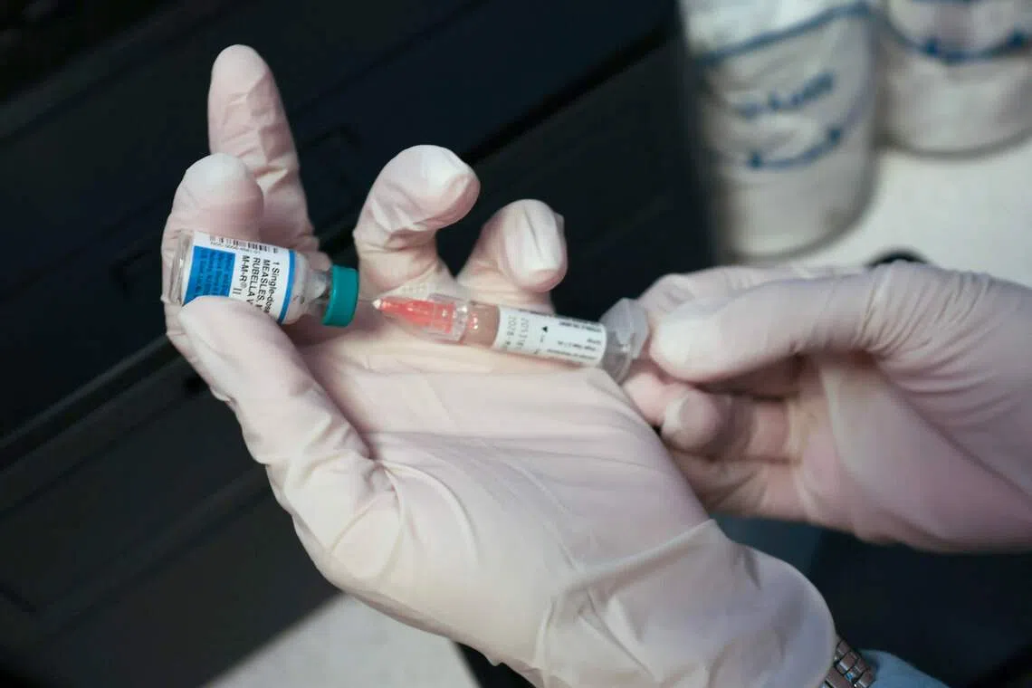 Unlike COVID-19 vaccines, two doses of the MMR vaccine provide long-lasting protection for the overwhelming majority of people. 