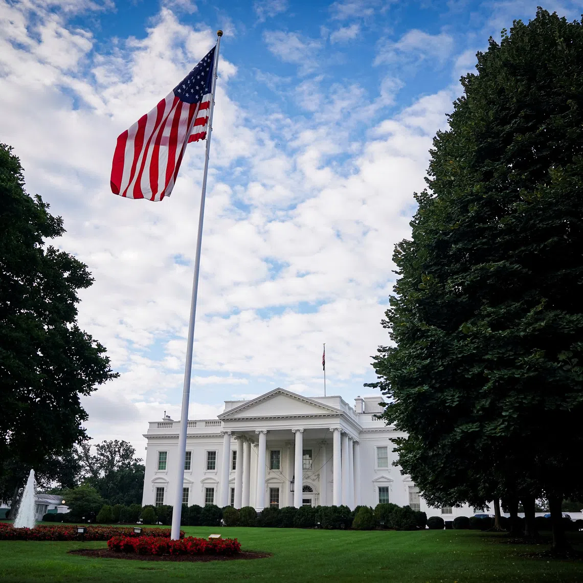 A general view of the White House in Washington, D.C., U.S., July 20, 2025. The White House ​said the expanded list of countries for the travel ban goes into effect on Jan 1. REUTERS/Al Drago 