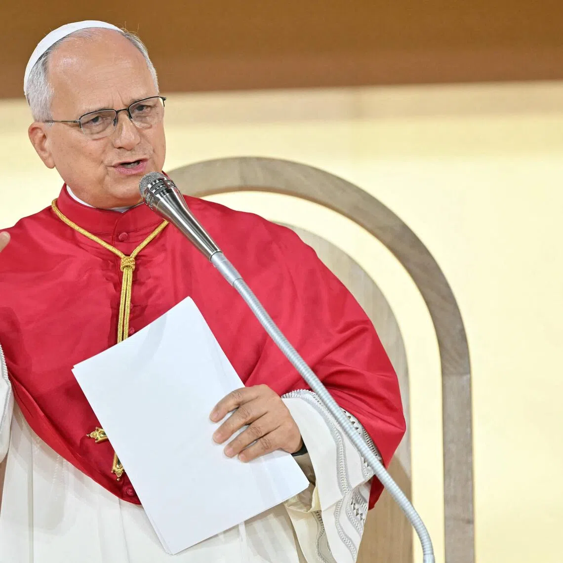 Pope Leo’s doctors said on Oct 14 that he was out of bed, walking and eating after the removal of a cancerous tumour from his lung.