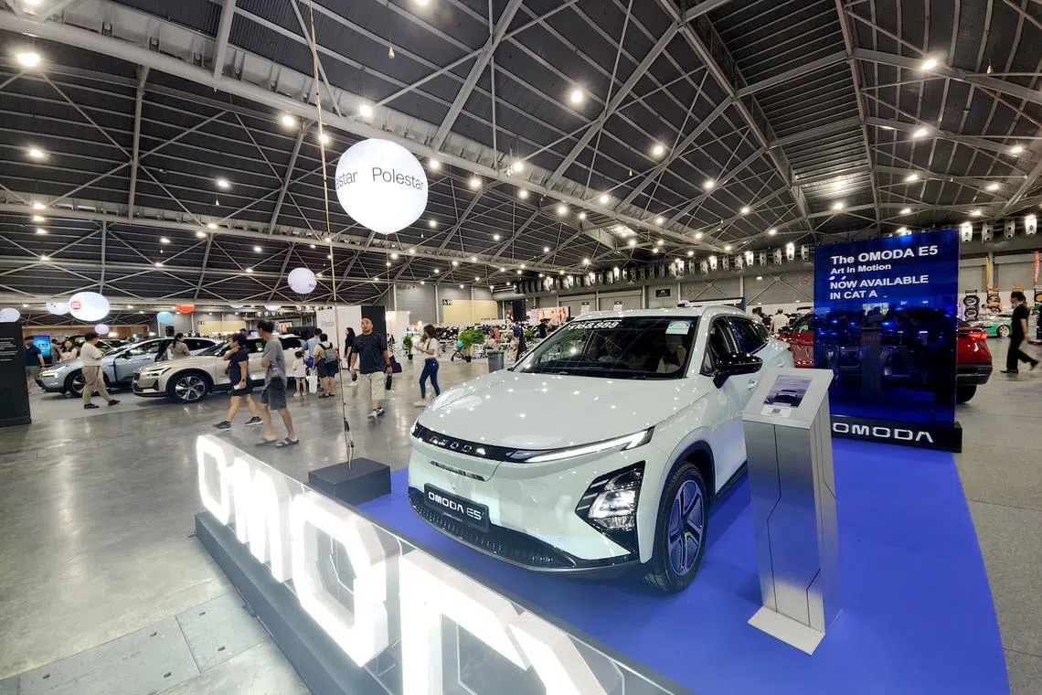 There are more EV models available under Category A in 2024, including the Omoda E5.