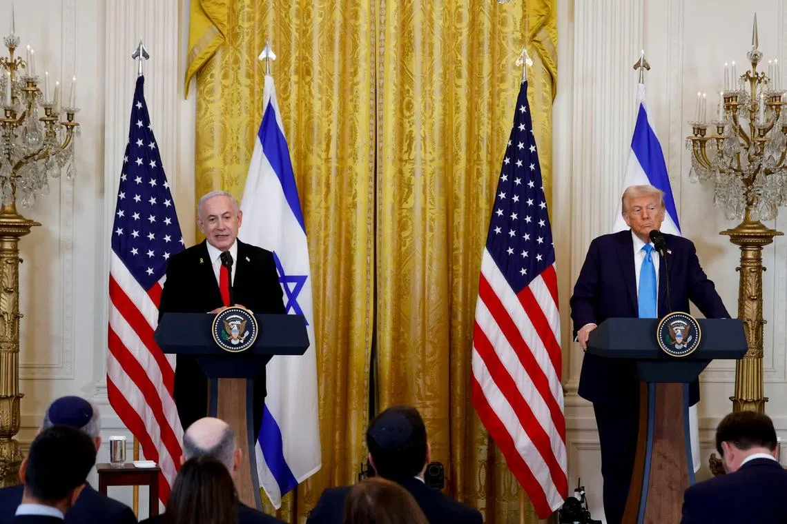 Mr Benjamin Netanyahu hailed Mr DonaldTrump as the “greatest friend Israel has ever had”.
