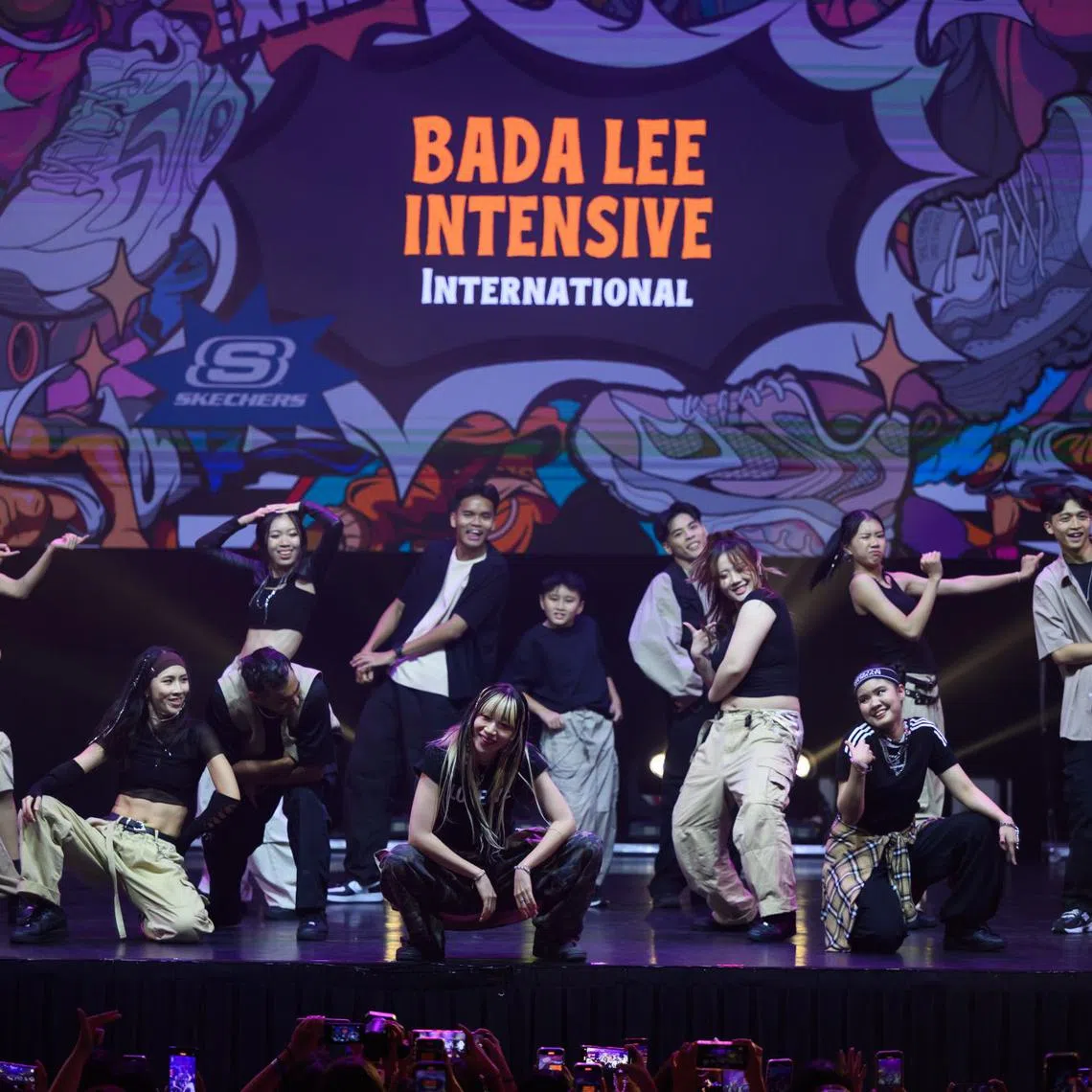 Thirty dancers underwent training for a performance at the Singapore Expo as part of the Singapore Urban Sports & Fitness Festival on Sept 1. 