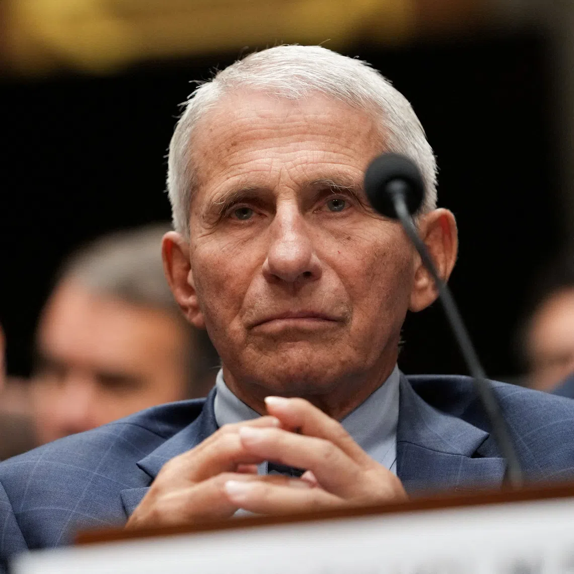 Dr Anthony Fauci refused to answer questions about the pandemic at a congressional hearing in July.