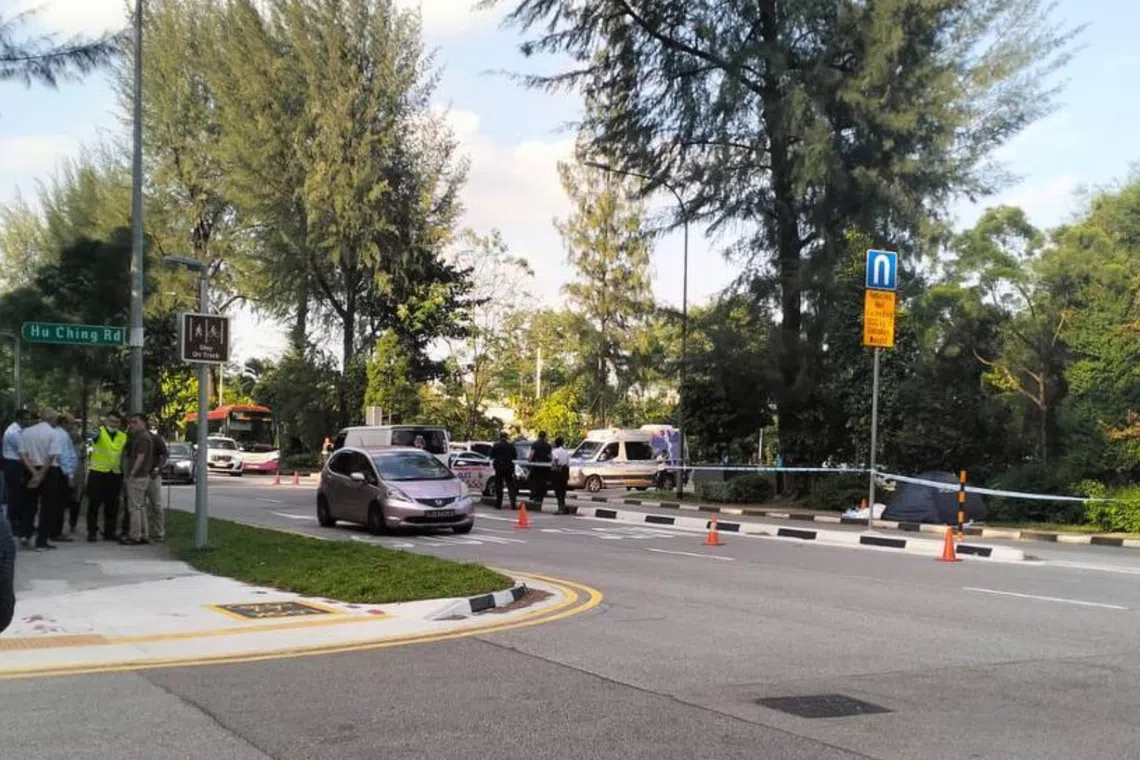 The fatal accident occurred on Yuan Ching Road at about 3.50pm on Jan 30.