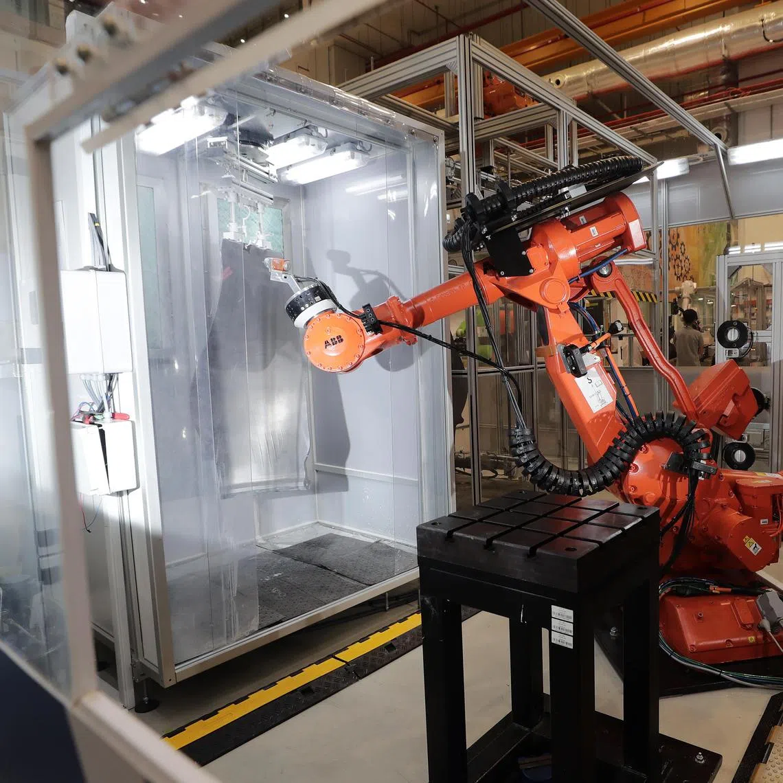 A*STAR and British engine-maker Rolls-Royce are investing another S$8 million in their joint lab set up less than two years ago with Singapore Aero Engine Services Pte Ltd (SAESL) to develop smart manufacturing technologies, bringing the total investment of the five-year collaboration to close to S$70 million. A*STAR and Rolls-Royce will introduce a sixth theme to the programme that is Advanced Maintenance, Repair and Overhaul (MRO) to develop advanced manufacturing technologies to repair high-value engine components. A*STAR’s Advanced Remanufacturing and Technology Centre (ARTC) An local SME that has brought A*STAR’s science to Rolls-Royce’s factory is KA Industrial Engineering (KA), a system integrator. A*STAR has developed a technology using robots to automate the process of spraying boron nitride on fan blades of aircraft engines. Boron nitride serves as a protective coating in the manufacturing process. KA has scaled up the innovation and implemented it in Rolls-Royce’s facility in Seletar early this year, replacing the conventional approach of using handheld guns. The technology ensures consistency in the thickness of the coating, helping to reduce defects arising from inconsistencies. This saves costs and considerably improves the quality of manufacturing. The new setup also helps boost productivity since an entire batch of blades can be left to dry at the same time, instead of one at a time. Through this public-private partnership model, A*STAR has helped propel KA from a supplier to an R&D partner, a strategic move for the local enterprise as it looks to dive deeper into the aerospace industry. Photo Opportunity : 1. Automated process of spraying boron nitride on Rolls-Royce’s engine fan blades at ARTC (unconfirmed) 2. Rolls-Royce’s engine fan blade at ARTC 3. Manufacturing activities on ARTC’s shop floor