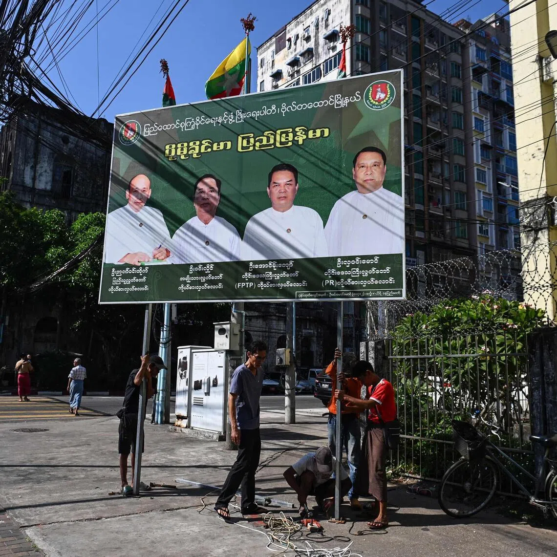 Many analysts describe the USDP as a civilian proxy of the military which seized power in a 2021 coup.