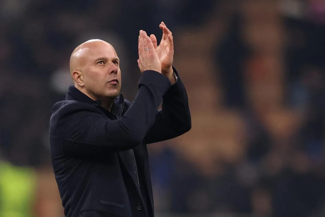 Liverpool manager Arne Slot (above) suggested the responsibility may rest with Mohamed Salah to repair the damage.