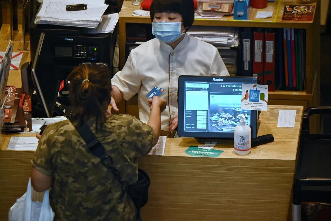 Credit cards accounted for 36 per cent of all point of sale transactions made in Singapore in 2022.