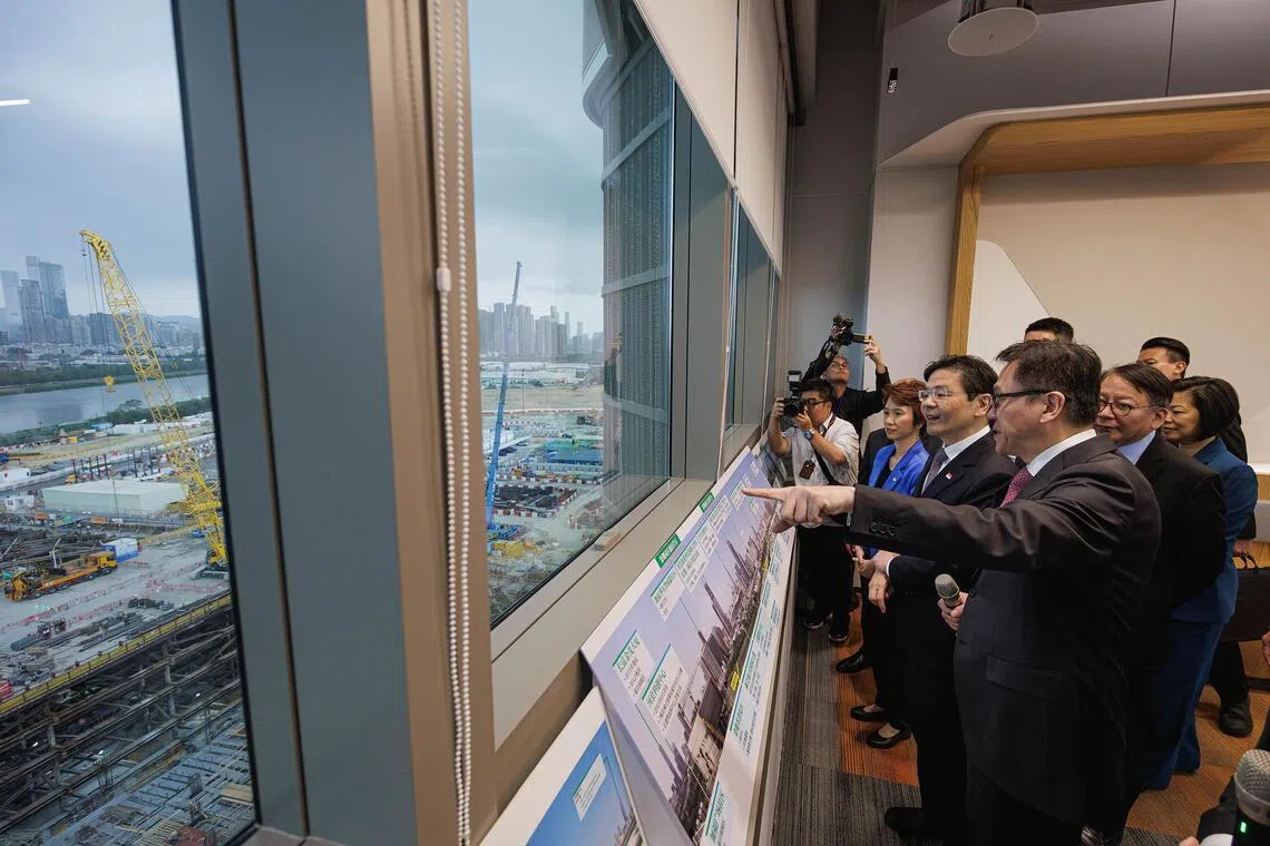 mfpmhk - Prime Minister and Minister for Finance Lawrence Wong visiting the Northern Metropolis in Hong Kong on March 27, 2026.

Photo credit: Ministry of Digital Development and Information