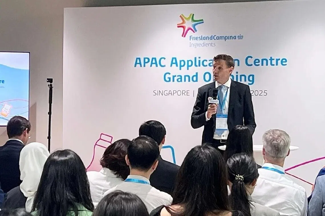 Mr Tjalling Bekker, Asia-Pacific regional director of FrieslandCampina Ingredients