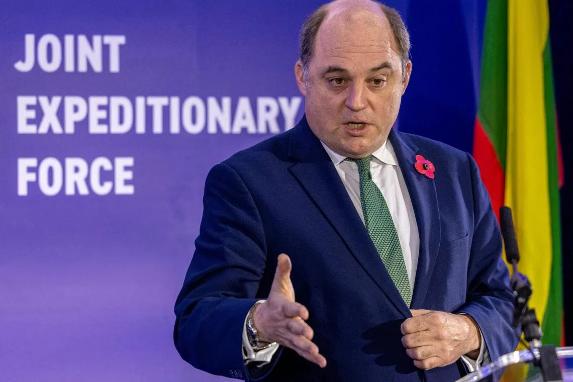 Britain's Defence Secretary Ben Wallace said Moscow’s “strategic failure” in Kherson will sow doubt among the Russian public about the point of the war in Ukraine.