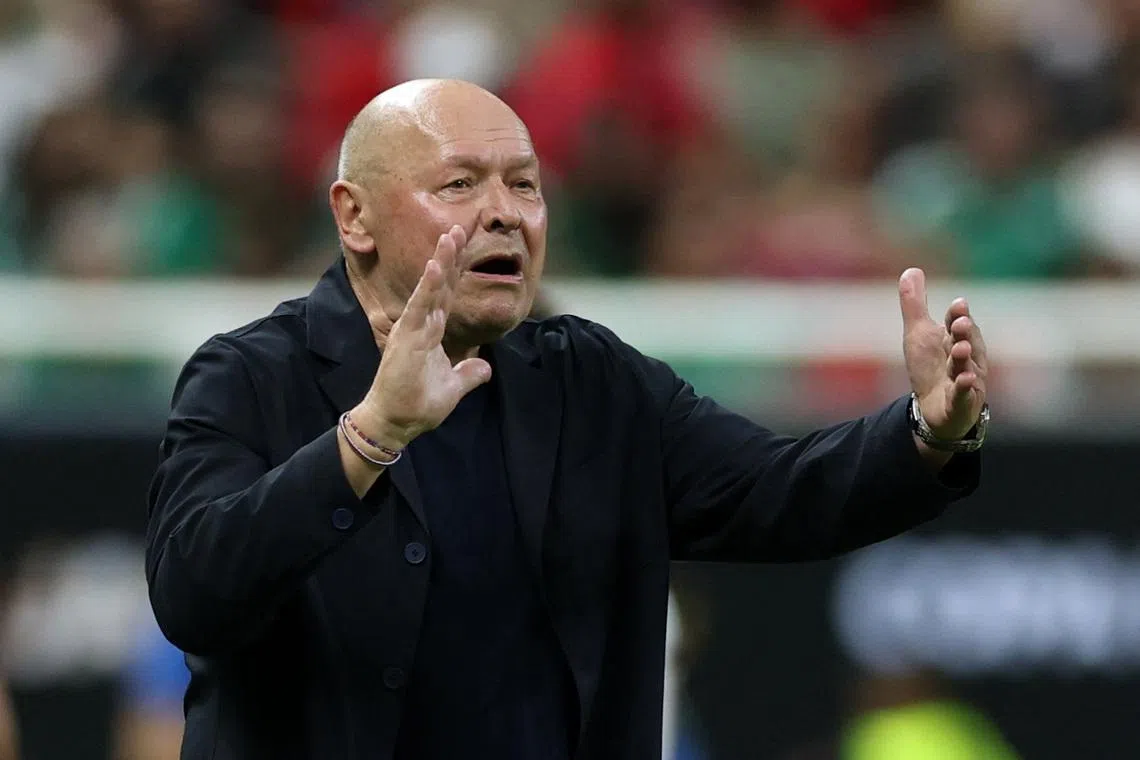 FILE PHOTO: Soccer Football - FIFA World Cup 2026 - Group A - South Korea v Czech Republic - Estadio Guadalajara, Guadalajara, Mexico - June 11, 2026 Czech Republic coach Miroslav Koubek reacts REUTERS/Paul Childs/ File Photo
