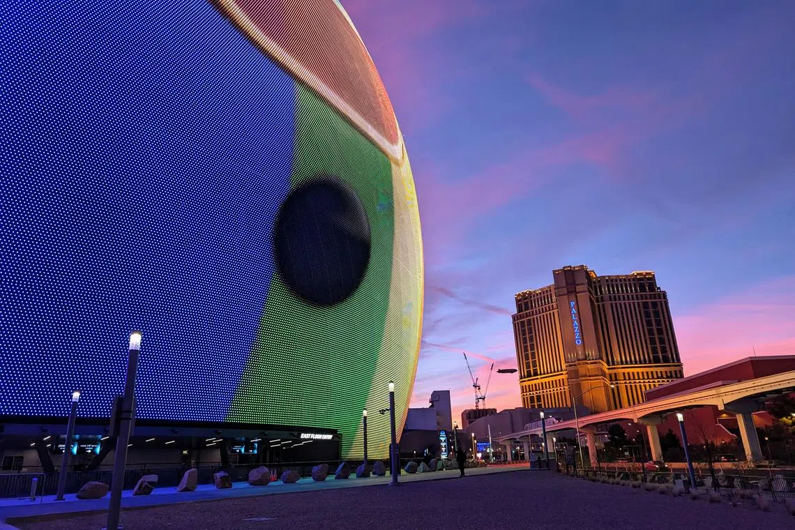 Situated in the heart of Las Vegas, the MSG Sphere is said to be the world's largest spherical object. 
