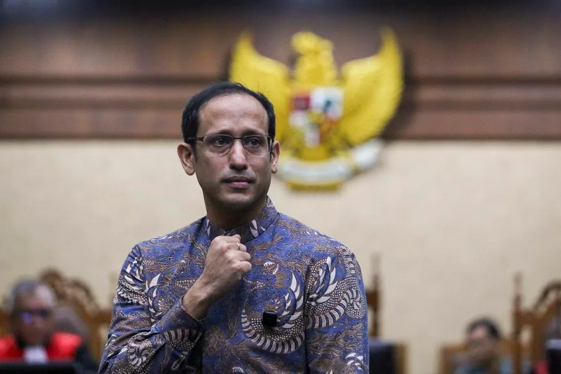 Nadiem Makarim, Indonesia’s former education minister and co-founder of ride-hailing firm Gojek, has been sentenced to 10 years of prison.