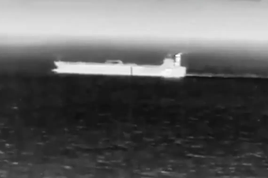 The vessel - the Qendil - was empty when it was ‍struck by ​drones in neutral waters more than 2,000km from Ukraine.