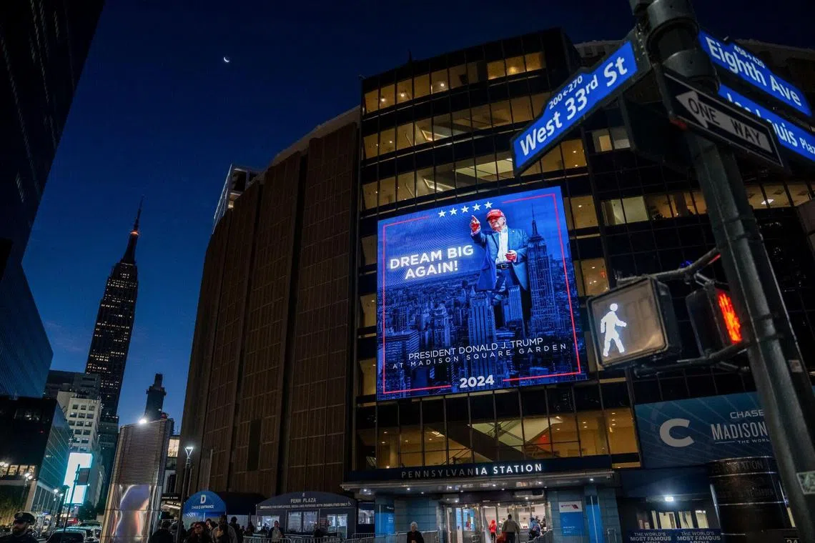 The Republican presidential nominee returns to his hometown on Oct 27 for an event at an iconic venue that has been a magnet for celebrities and the center of some of the nation’s biggest cultural moments.