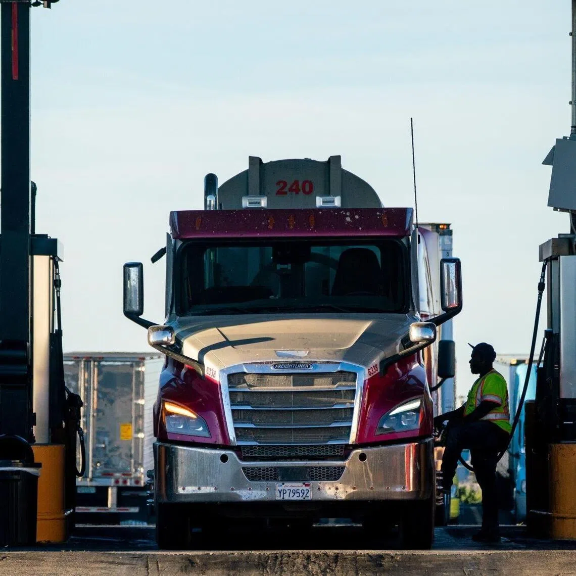 US diesel climbed above US$5 (S$6.38) a gallon, its highest since late 2022, pushed higher by the war in Iran.
