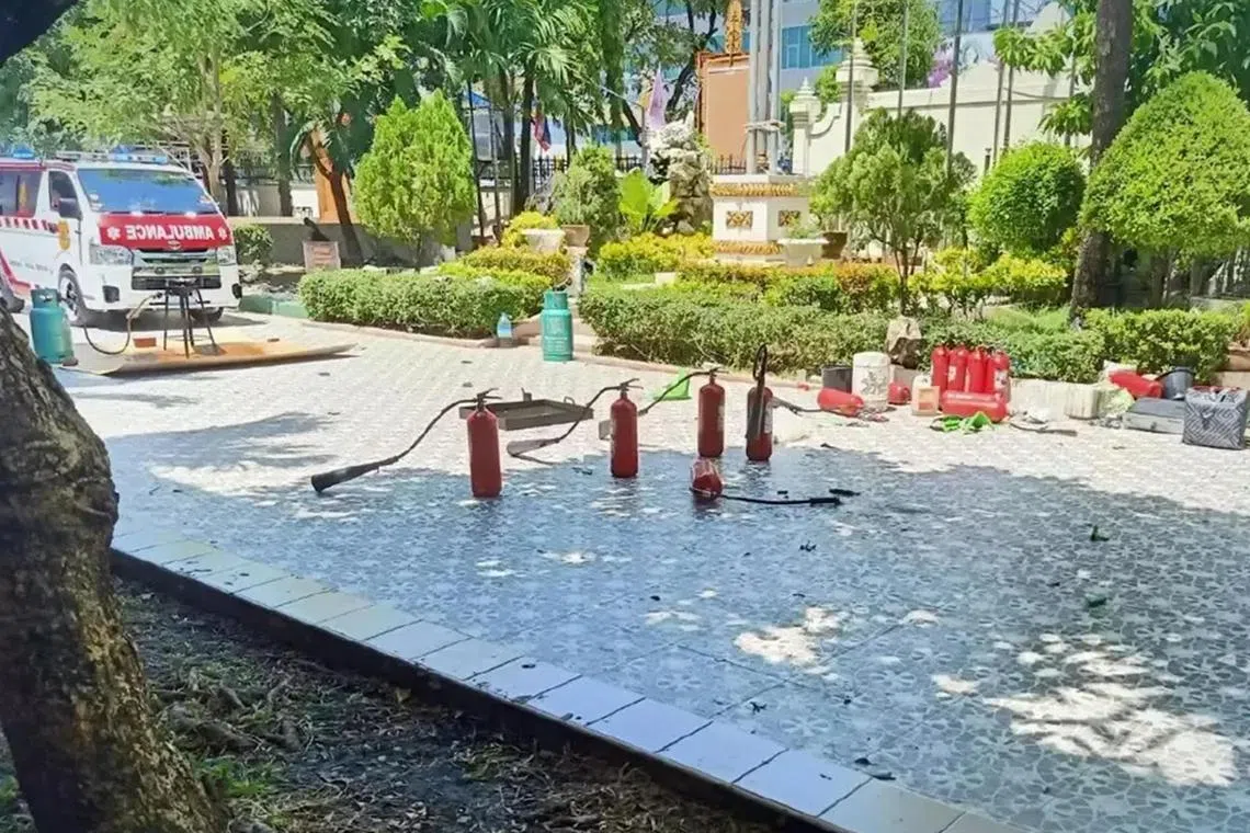 The five students injured in the blast were rushed to Klang Hospital in the Thai capital for treatment.