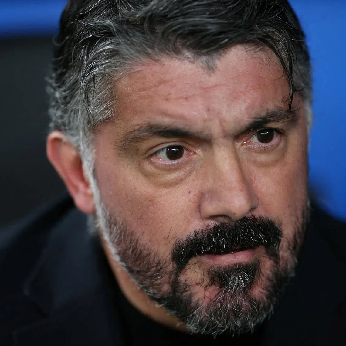 FILE PHOTO: Soccer Football - Europa League - Play-Off - First Leg - Shakhtar Donetsk v Olympique de Marseille - Volksparkstadion, Hamburg, Germany - February 15, 2024 Gennaro Gattuso before the match REUTERS/Cathrin Mueller/File Photo
