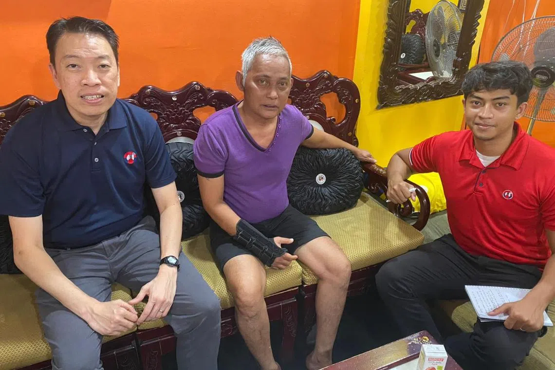 SBS Transit said Mr Adip sought medical treatment at Changi General Hospital and is now resting at home. 