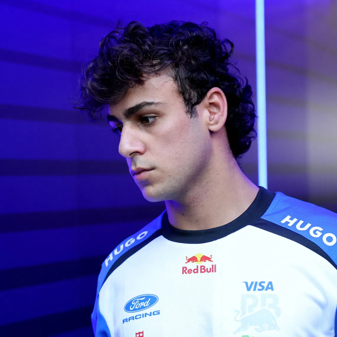 Formula One F1 - Azerbaijan Grand Prix - Baku City Circuit, Baku, Azerbaijan - September 25, 2026 RB's Arvid Lindblad reacts after being eliminated from qualifying REUTERS/Jakub Porzycki