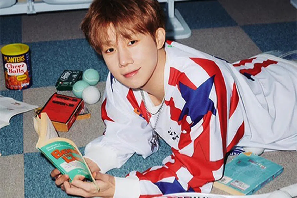 Kim Sung-kyu, leader of boy band Infinite, released the song Feeling on Jan 1, 2024.