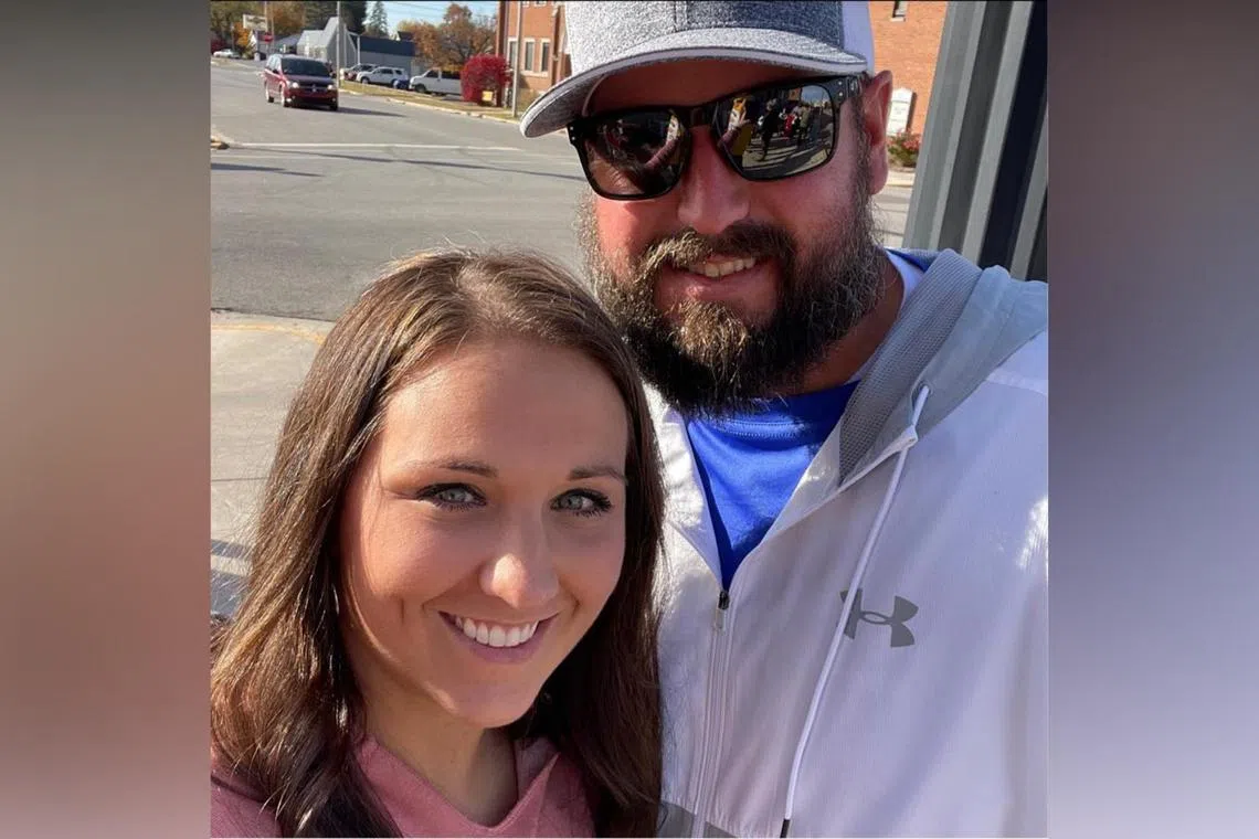 Ashley Summers (left) became unwell while on a holiday with her family on July 4.