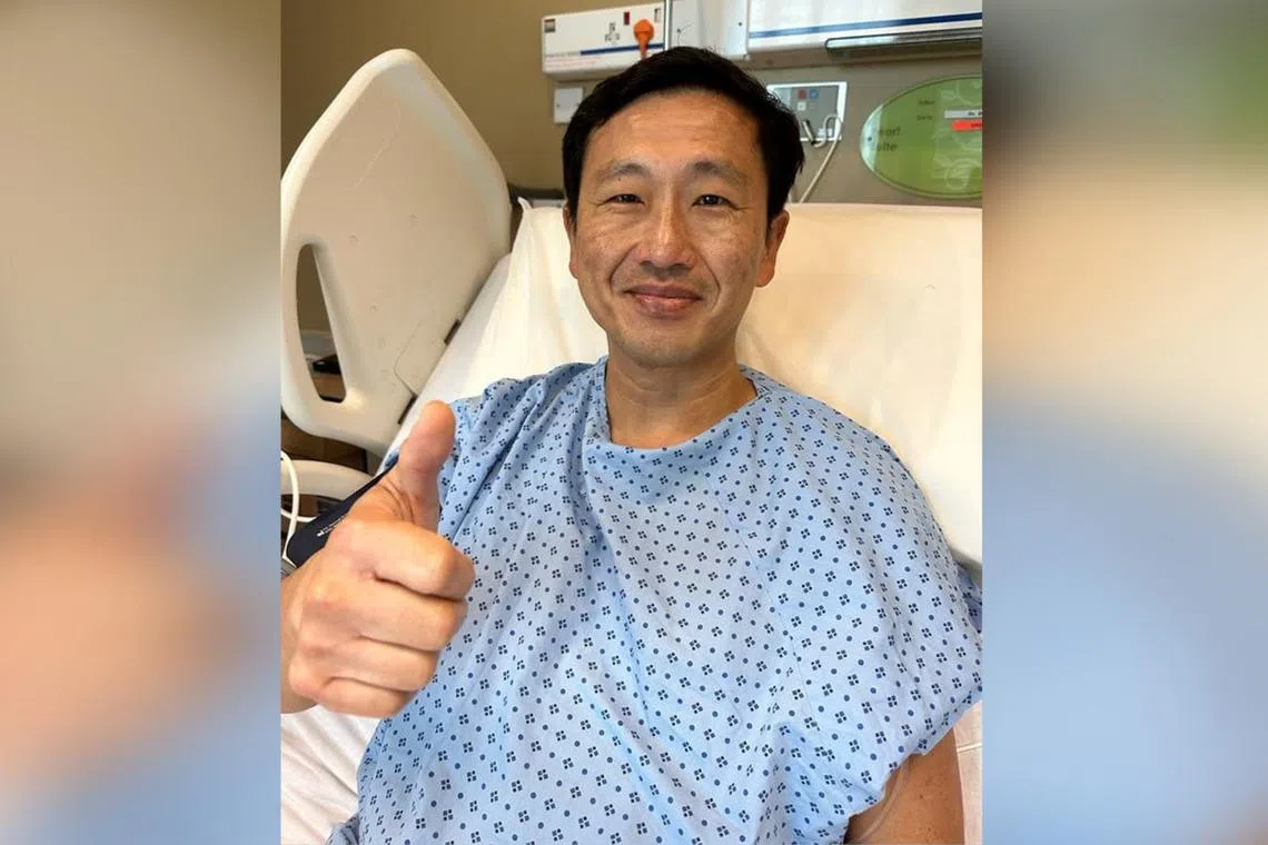 More than 10 years ago, Mr Ong Ye Kung tore the meniscus in his right knee while playing football in a labour union tournament. 